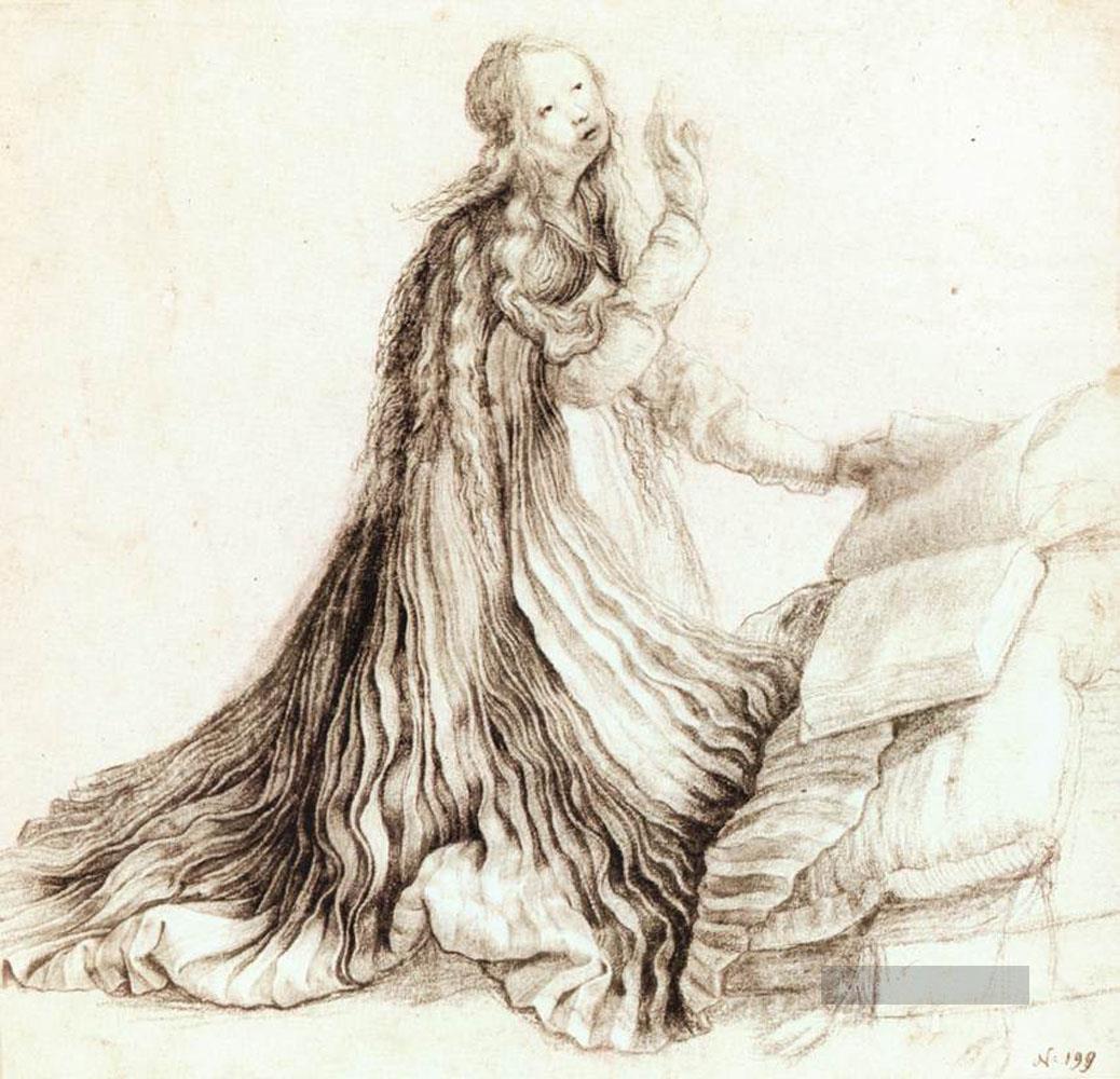 Jungfrau der Ankündigung Renaissance Matthias Grunewald Ölgemälde